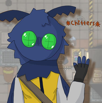 Made by sevengrainsofsand (this is my ss14 character but cool fanart)